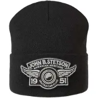 Stetson Retro Beanie Muts United Car Club Zwart|Maat: