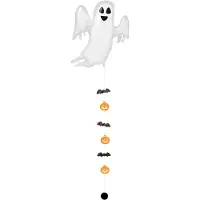 Vegaoo Amscan - Folieballon Spook met hangdecoratie - Halloween - Halloween Decoratie - Halloween Versiering - Halloween Ballonnen