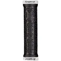 Reverse Components Stamp Lock-on Grips Zwart 135 mm
