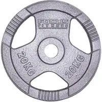 Focus fitness Halterschijf 30 mm - Focus Fitness Hamerton - 20 kg - Gietijzer