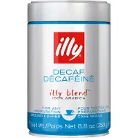 Illy - Gemalen koffie - Cafeïnevrij - 6 x 250 gram