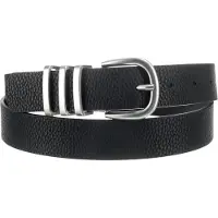 Pieces Riem zwart / zilver