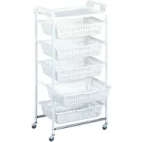 Artex Rolwagen Party 33 x 26 x 85 cm wit