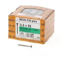 Heco Spaanplaatschroef Topix+ Lk Pozidrive RVS A2 3x35mm - 200 stuks