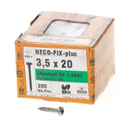 Heco Spaanplaatschroef Topix+ Ck Pozidrive RVS A2 3.5x20mm - 200 stuks