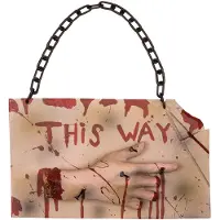 Boland wegwijsbord 'This Way' 19 x 31 cm