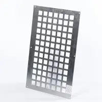 Gavo Ventilatieplaat enkel rij aluminium 25 x 40cm