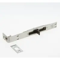 Lips 5160 Kantschuif | voor houten deuren | voorplaat RVS rechthoekig | sluitplaat SPT 5160 R | DR 1+2+3+4 | 25 x 235 mm - 7972001