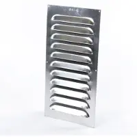 Gavo Schoepenrooster aluminium 25 x 50cm