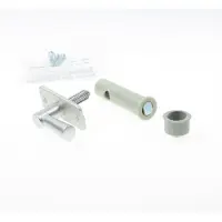 Nemef 2610/4-50, Insteekgrendel, Dm50Mm, F1 Geeloxeerd Greepje En Roze - 9261004500