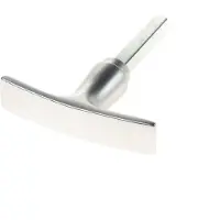 Nemef Buitenkruk 3041/4-60mm M6 Vierkantstift 9mm | afmeting kruk: 86 x 20 mm - 9304104606