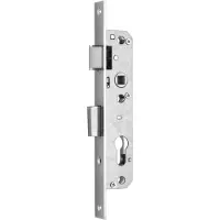 Nemef 8791 Deurslot | DM25mm | PC 92mm | krukgat 8mm | voorplaat staal verzinkt 24x245mm rechthoekig | messing dag- en nachtschoot | DR 1+3 - 9879114251