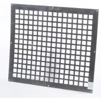 Gavo Ventilatieplaat enkel rij aluminium 50 x 45cm