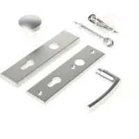 Ami Veiligheidsbeslag 193*50 Kn 169/50 Buiten en Binnen Profielcilinder 72, Deurkruk 332 Deurdikte 38/42 Mm - 822521
