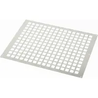 Gavo Ventilatieplaat enkel rij aluminium 50 x 40cm