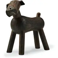 Kay bojesen hond Tim gerookt eiken