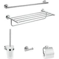 Hansgrohe Logis Universal badaccessoireset 5 in 1, chroom