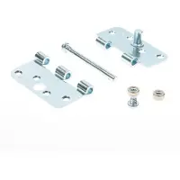 Axa Kogelscharnier 1543 - Rondhoek - 89x89x3mm - SKG*** - 50 stuks