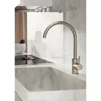 Hotbath Cobber Keukenmengkraan Draaibaar Geborsteld Nikkel CB040