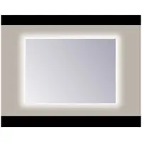 Sanicare Q-mirrors spiegel zonder omlijsting / PP geslepen 60 cm. rondom Ambiance cool White leds