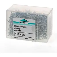 Hoenderdaal Draadnagel plat geruite kop gegalvaniseerd 1.6 x 25mm 350 gram