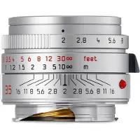 Leica 11674 M Summicron 35mm F/2.0 ASPH zilver