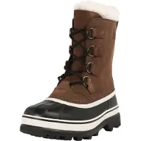 Sorel Laarzen 'Caribou' bruin / zwart / wit