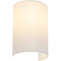 QAZQA Moderne wandlamp wit - Simple Drum Jute