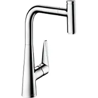 Hansgrohe Keukenkranen, HG ééngreeps wastafelmengkraan 300 TALIS S DN 15, met sBox, uittrekbare uitloop chroom