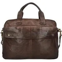 Harold's Aktentas 'Saddle' chocoladebruin / sepia
