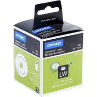 Dymo 14681 (S0719250) Etiket Zwart op wit (diameter van 57 mm)