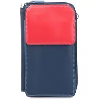 Mywalit Portemonnee 'Multi Purse' nachtblauw / royal blue/koningsblauw / lichtblauw / grijs / lichtrood