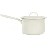 Kockums Jernverk Kockums steelpan met lang handvat 2,3 l Cream Lux (beige)