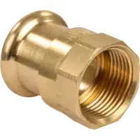 Vsh Fabrieken Xpress koper pers schroefbus 3/4"x22mm