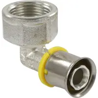 Wavin Tigris gas pers schroefbus haaks 90deg 3/4"x20mm