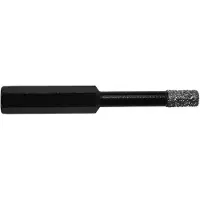 Inter Dynamics Diamant Tegelboor Droog 6mm Wax Zeskant - 960006