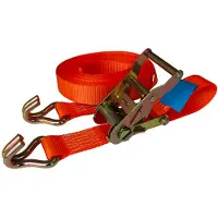 Loadlok Spanband + Ratel + Haak LC1000/2000kg 35mm 6M Oranje
