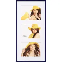 Your Decoration Fotolijst Drieluik - Fotomaat 20x15cm - Blauw- Kunststof - New Lifestyle