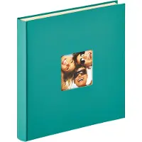 Walther design SK-110-K Fun - Zelfklevend album - Formaat 33 x 34 cm - Petrolgroen