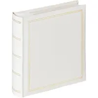 Walther design ME-138-W Monza - Memo insteekalbum - Formaat 21 x 22 cm - 200 foto's 10 x 15 cm - Wit