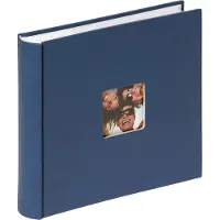 Walther design Walther Album Blauw 200 Foto's 10x15cm Me-110-l Insteekalbum