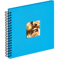 Walther design SA-108-U Fun - Spiraal album - Formaat 26 x 25 cm - Oceaanblauw