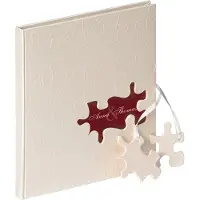 Walther design GB-173 Puzzel - Gastenboek - 23 x 25 cm - Crème