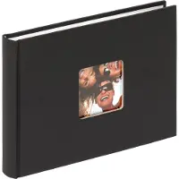 Walther design FA-207-B Fotoalbum (b x h) 22 cm x 16 cm Zwart 40 bladzijden