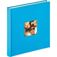 Walther design SK-110-U Fun - Zelfklevend album - Formaat 33 x 34 cm - Oceaan blauw