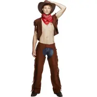 Vegaoo Sexy cowboypak voor mannen - Verkleedkleding - Medium