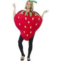 Smiffys Aardbei Kostuum - Unisex pak voor feestjes en carnaval - One size