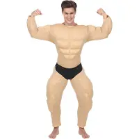 Widmann Bodybuilder kostuum Arnold gespierd