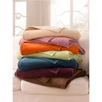 Ibena Plaid Porto Wol Wit-100 x 150 cm