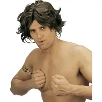 Finidi Carnavalsartikelen: Pruik, Tarzan